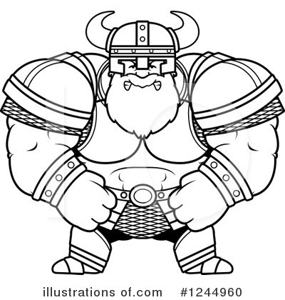 Royalty-Free (RF) Viking Clipart Illustration by Cory Thoman - Stock Sample #1244960