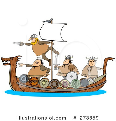 Royalty-Free (RF) Viking Clipart Illustration by djart - Stock Sample #1273859