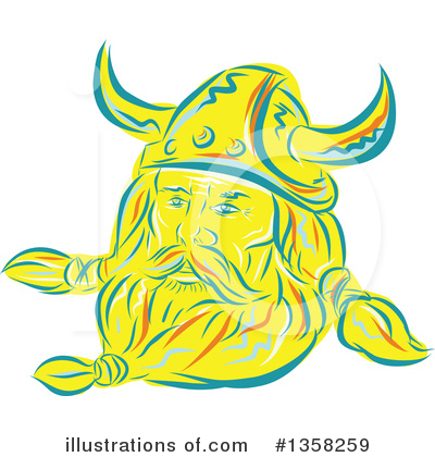 Royalty-Free (RF) Viking Clipart Illustration by patrimonio - Stock Sample #1358259