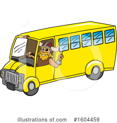 School Bus Driver Clipart #1604459 by Mascot Junction