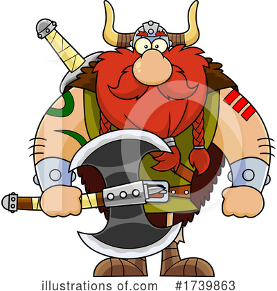 Viking Clipart #1739863 by Hit Toon