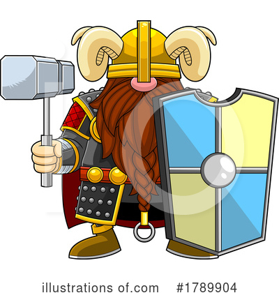 Royalty-Free (RF) Viking Clipart Illustration by Hit Toon - Stock Sample #1789904