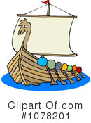 Viking Ship Clipart #1078201 by djart