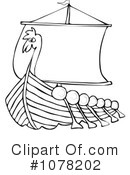 Viking Ship Clipart #1078202 by djart