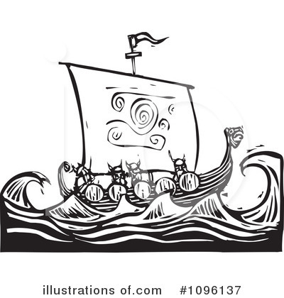 Royalty-Free (RF) Vikings Clipart Illustration by xunantunich - Stock Sample #1096137