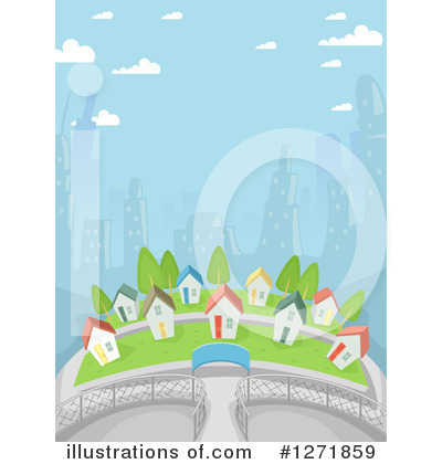 Royalty-Free (RF) Village Clipart Illustration by BNP Design Studio - Stock Sample #1271859