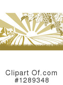Vineyard Clipart #1289348 by AtStockIllustration