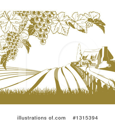 Wine Clipart #1315394 by AtStockIllustration