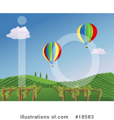 Royalty-Free (RF) Vineyard Clipart Illustration by Rasmussen Images - Stock Sample #18583