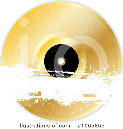 Royalty-Free (RF) Vinyl Record Clipart Illustration by elaineitalia - Stock Sample #1065855