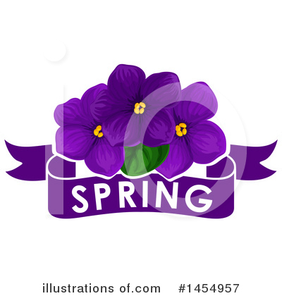 Violet Clipart #1454957 by Vector Tradition SM