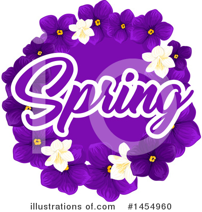 Violet Clipart #1454960 by Vector Tradition SM