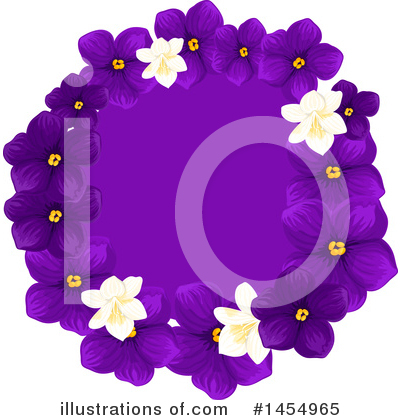 Royalty-Free (RF) Violet Clipart Illustration by Vector Tradition SM - Stock Sample #1454965