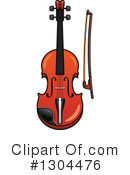 Violin Clipart #1304476 by Vector Tradition SM