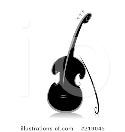 Royalty-Free (RF) Violin Clipart Illustration by BNP Design Studio - Stock Sample #219045