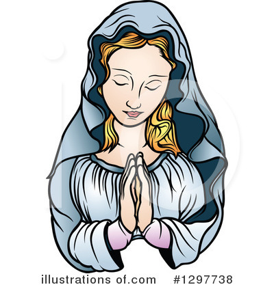 Royalty-Free (RF) Virgin Mary Clipart Illustration by dero - Stock Sample #1297738