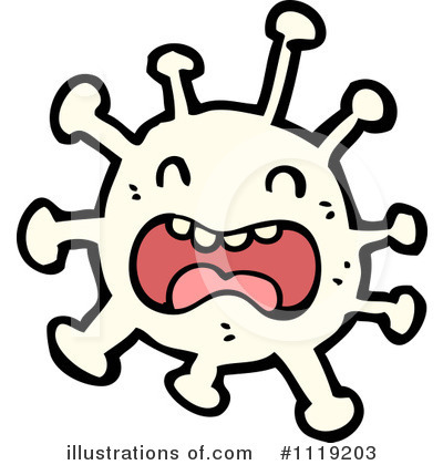 Royalty-Free (RF) Virus Clipart Illustration by lineartestpilot - Stock Sample #1119203