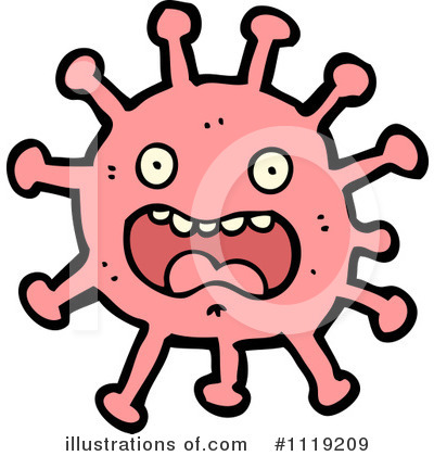 Royalty-Free (RF) Virus Clipart Illustration by lineartestpilot - Stock Sample #1119209
