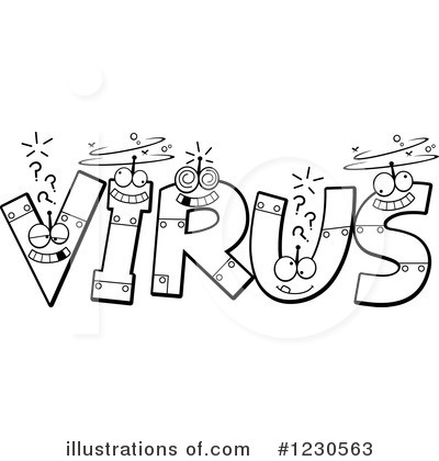 Royalty-Free (RF) Virus Clipart Illustration by Cory Thoman - Stock Sample #1230563