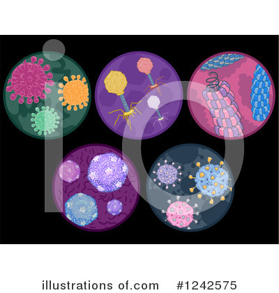 Royalty-Free (RF) Virus Clipart Illustration by BNP Design Studio - Stock Sample #1242575
