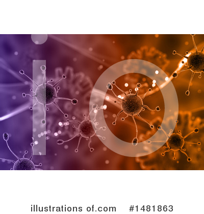 Royalty-Free (RF) Virus Clipart Illustration by KJ Pargeter - Stock Sample #1481863