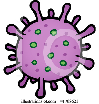Royalty-Free (RF) Virus Clipart Illustration by visekart - Stock Sample #1708621
