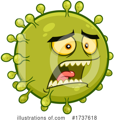 Royalty-Free (RF) Virus Clipart Illustration by Hit Toon - Stock Sample #1737618