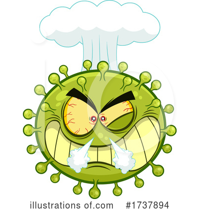 Royalty-Free (RF) Virus Clipart Illustration by Hit Toon - Stock Sample #1737894