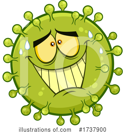 Royalty-Free (RF) Virus Clipart Illustration by Hit Toon - Stock Sample #1737900