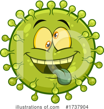 Royalty-Free (RF) Virus Clipart Illustration by Hit Toon - Stock Sample #1737904