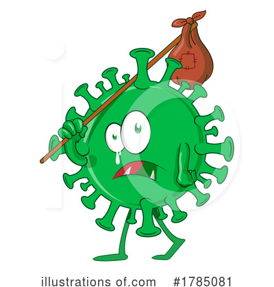 Royalty-Free (RF) Virus Clipart Illustration by Domenico Condello - Stock Sample #1785081