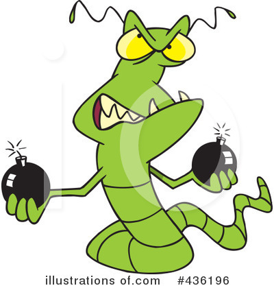 Computer Virus Clipart #436196 by toonaday