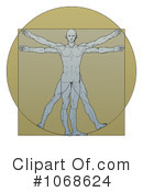 Vitruvian Man Clipart #1068624 by AtStockIllustration