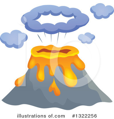 Volcano Clipart #1322256 by visekart