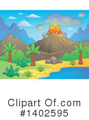 Volcano Clipart #1402595 by visekart