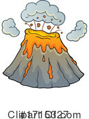 Volcano Clipart #1715327 by visekart