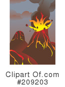 Volcano Clipart #209203 by mayawizard101