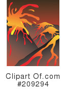 Volcano Clipart #209294 by mayawizard101