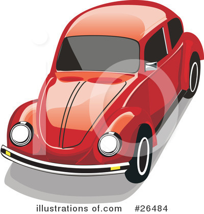 Royalty-Free (RF) Volkswagen Clipart Illustration by David Rey - Stock Sample #26484