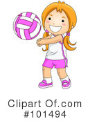 Volleyball Clipart #101494 by BNP Design Studio