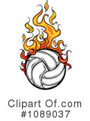 Volleyball Clipart #1089037 by Chromaco