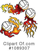 Volleyball Clipart #1089307 by Chromaco