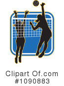 Volleyball Clipart #1090883 by patrimonio