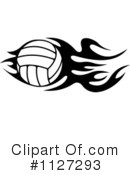Volleyball Clipart #1127293 by Vector Tradition SM