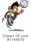 Volleyball Clipart #1164670 by Chromaco