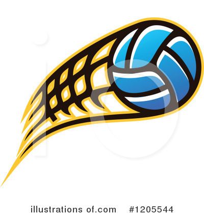 Volleyball Clipart #1205544 by Vector Tradition SM