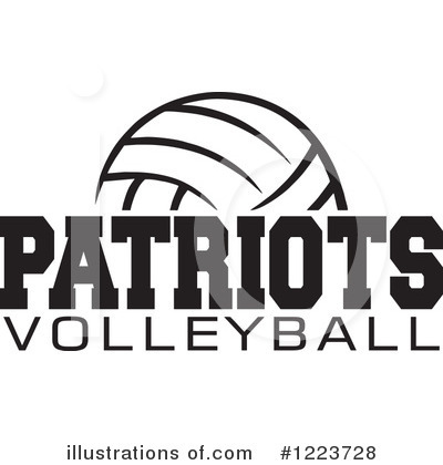 Volleyball Clipart #1223728 by Johnny Sajem