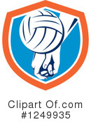 Volleyball Clipart #1249935 by patrimonio