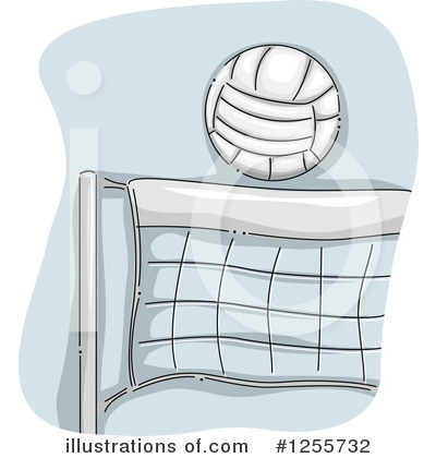 Royalty-Free (RF) Volleyball Clipart Illustration by BNP Design Studio - Stock Sample #1255732
