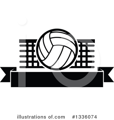 Volleyball Clipart #1336074 by Vector Tradition SM